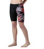 Men's Endurance10 Hyperboom Print V-Cut Jammer - Black & High Risk Red