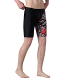 Men's Endurance10 Hyperboom Print V-Cut Jammer - Black & High Risk Red