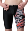 Men's Endurance10 Hyperboom Print V-Cut Jammer - Black & High Risk Red