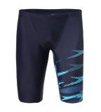 Men's Endurance10 Hyperboom Print V-Cut Jammer - True Navy, Cobalt Pop & Picton Blue