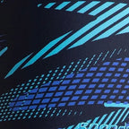 Men's Endurance10 Hyperboom Print V-Cut Jammer - True Navy, Cobalt Pop & Picton Blue