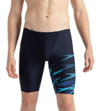 Men's Endurance10 Hyperboom Print V-Cut Jammer - True Navy, Cobalt Pop & Picton Blue