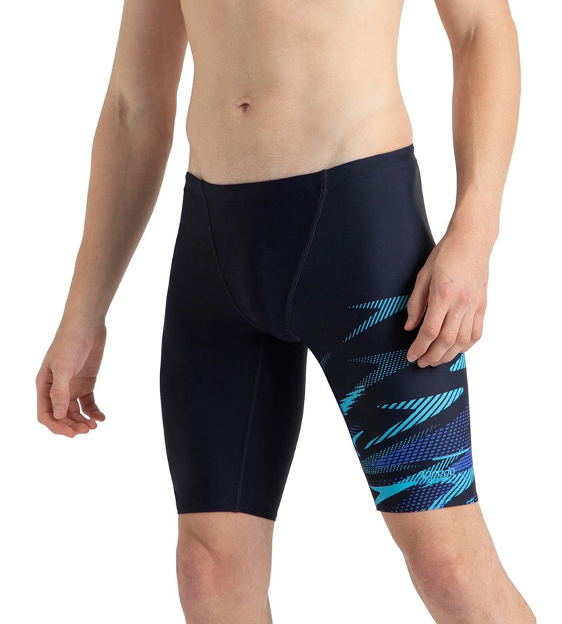 Buy Speedo Men's Endurance10 Hyperboom Print V-Cut Jammer True