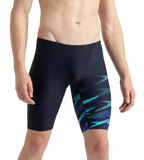 Men's Endurance10 Hyperboom Print V-Cut Jammer - True Navy, Cobalt Pop & Picton Blue
