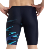 Men's Endurance10 Hyperboom Print V-Cut Jammer - True Navy, Cobalt Pop & Picton Blue