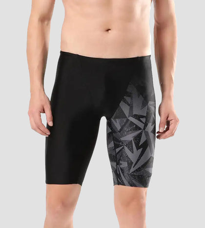 Men's Endurance 10 Hyperboom V Cut Jammer - Black & Oxid Grey
