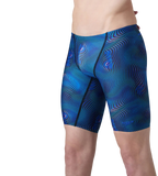 Men's Endurance+ Digital Print V-Cut Jammer - Antracite & Deep Sapphire