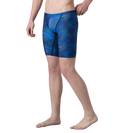 Men's Endurance+ Digital Print V-Cut Jammer - Antracite & Deep Sapphire