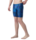 Men's Endurance+ Digital Print V-Cut Jammer - Antracite & Deep Sapphire