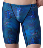 Men's Endurance+ Digital Print V-Cut Jammer - Antracite & Deep Sapphire