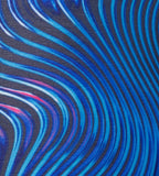 Men's Endurance+ Digital Print V-Cut Jammer - Antracite & Deep Sapphire