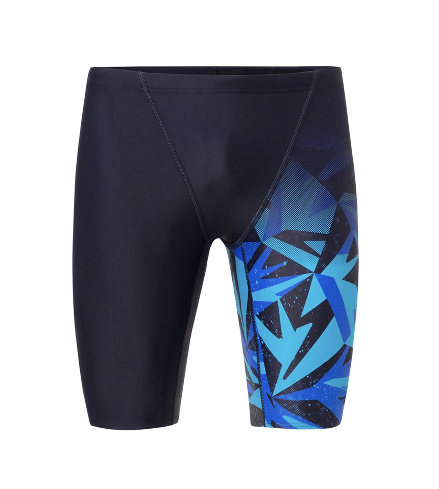 Men's Endurance 10 Hyperboom V Cut Jammer - True Navy & Blue Flame