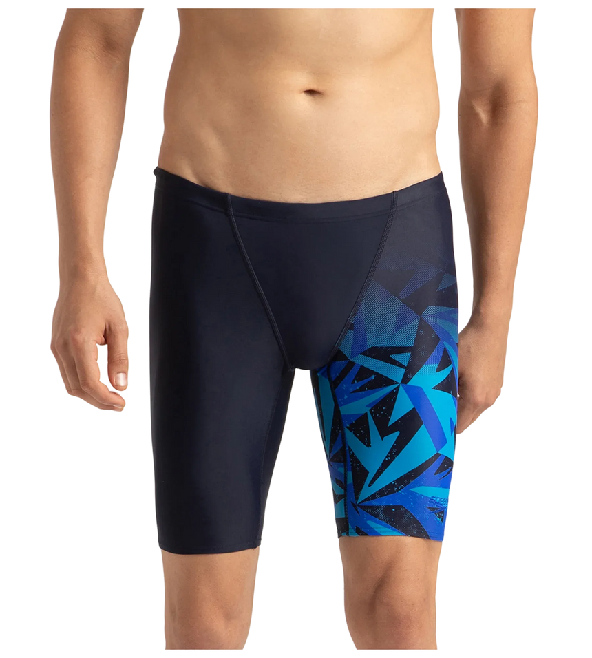 Men's Endurance 10 Hyperboom V Cut Jammer - True Navy & Blue Flame