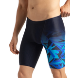 Men's Endurance 10 Hyperboom V Cut Jammer - True Navy & Blue Flame