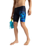 Men's Endurance 10 Hyperboom V Cut Jammer - True Navy & Blue Flame