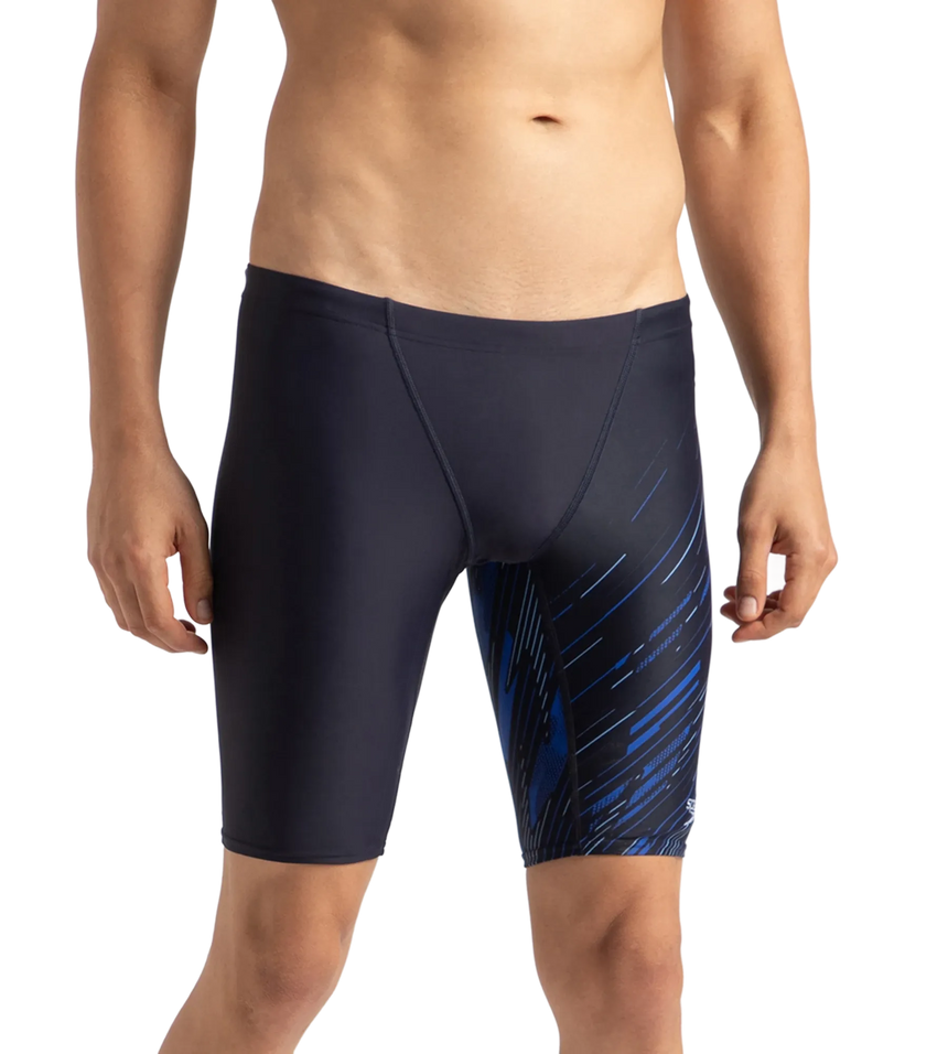Men's Endurance 10 Hyperboom V Cut Jammer - Truenavy & Truecobalt