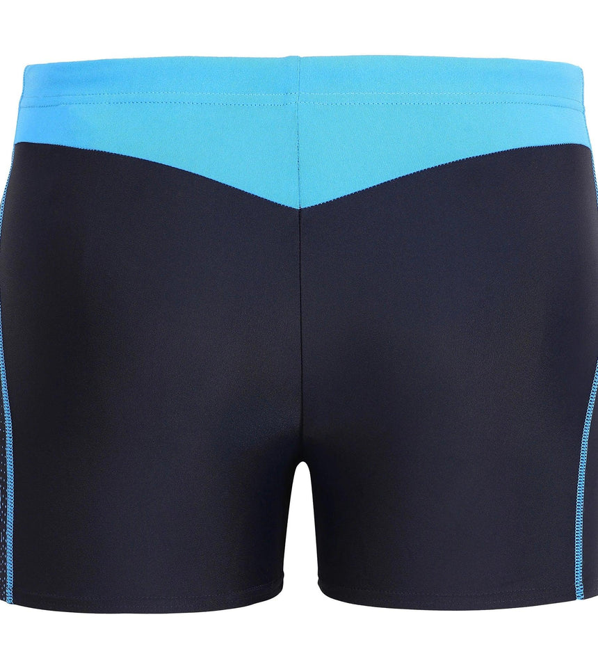Men's Endurance 10 Logo Panel Aquashort - Navy & Fresh Water