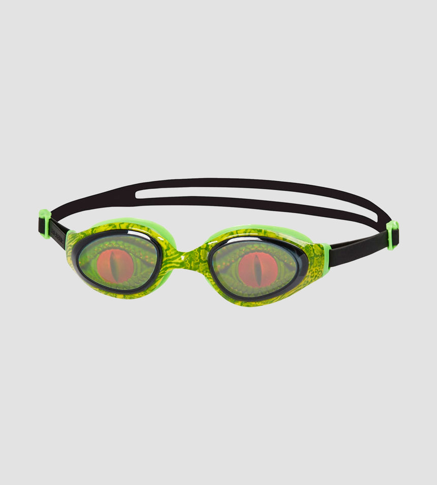 Unisex Kids Holowonder Smoke-Lens Goggles (Age Range -  6-14 Years) - Green & Smoke