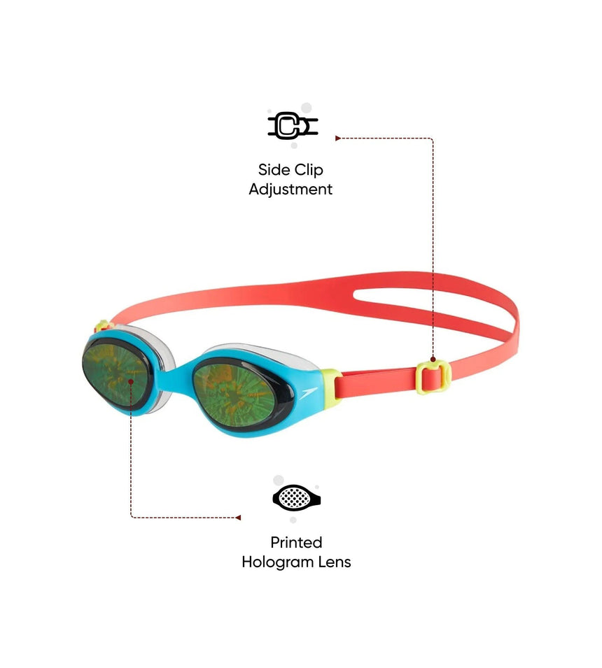 Unisex Kids Holowonder Tint-Lens Goggles (Age Range -  6-14 Years) - Red & Blue