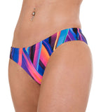 Women's Endurance+ Digital Printed Two Piece Bikini With X-Back - Purple & Green