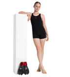 Girl's Endurance+ Essential Splashback Legsuit - Black & Diva