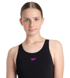 Girl's Endurance+ Essential Splashback Legsuit - Black & Diva