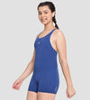 Girl's Endurance+ Essential Legsuit Swimwear - Ammonite & Soft Coral