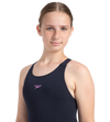 Girl's Endurance+ Essential Legsuit Swimwear - True Navy & Sweet Purple