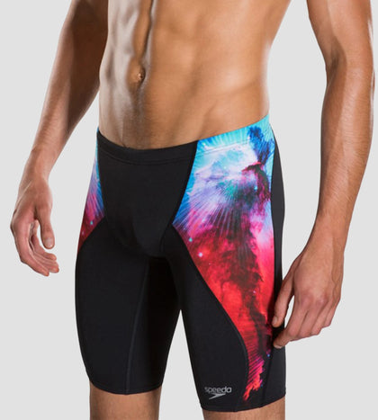 Men's Endurance+ Plus Digital Print Jammer - Black & Red