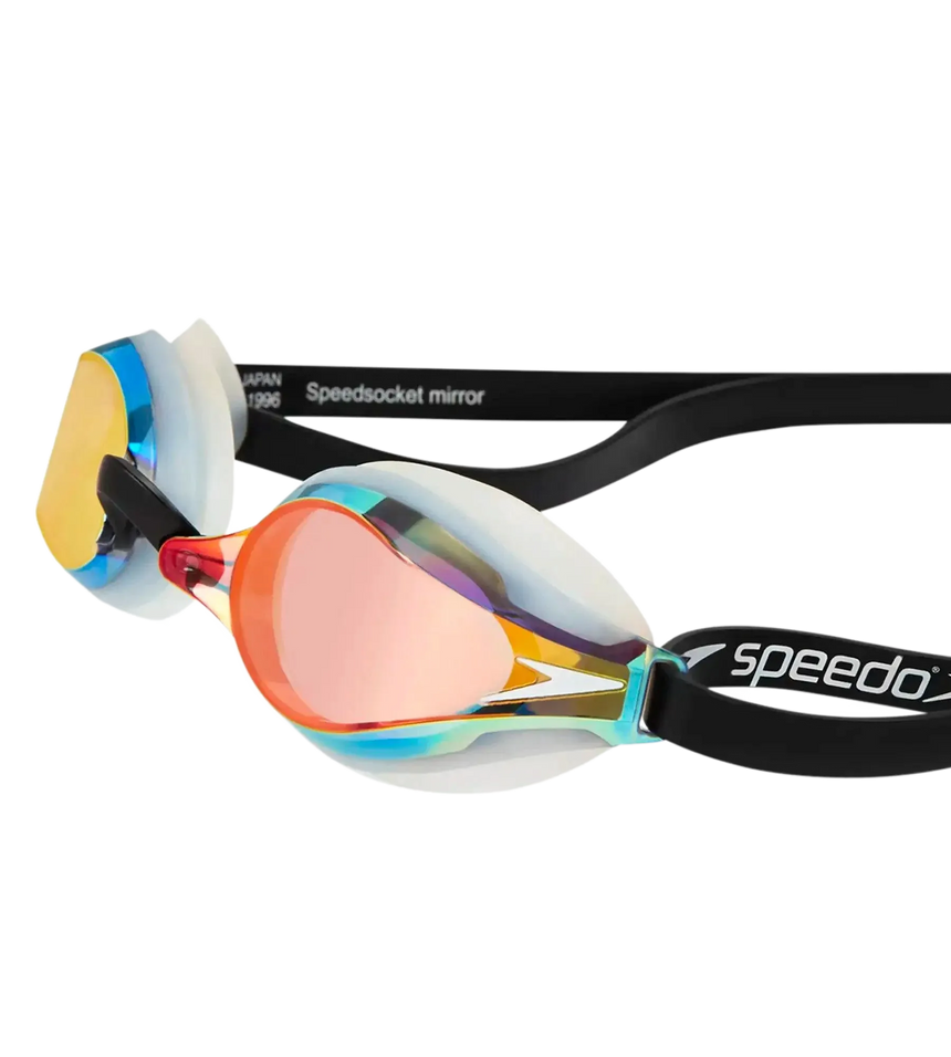Fastskin Speedsocket Mirror - Lens Goggles - White & Mirror