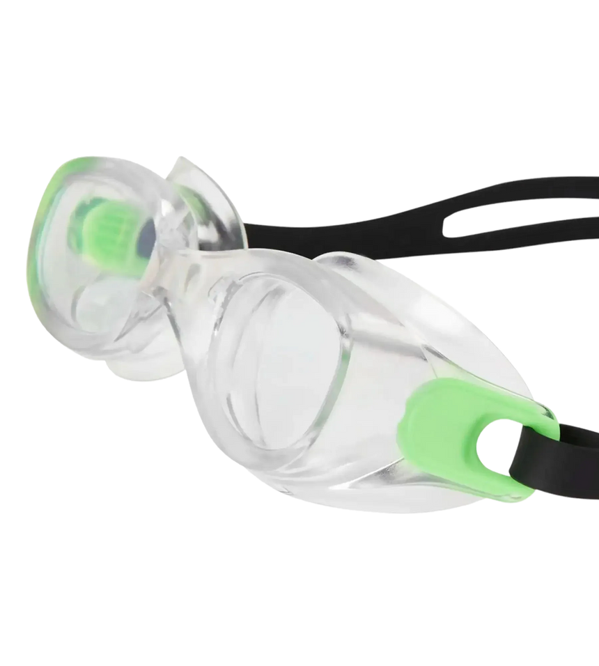 Unisex Adult Futura Classic Clear-Lens Swim Goggles - Green & Clear