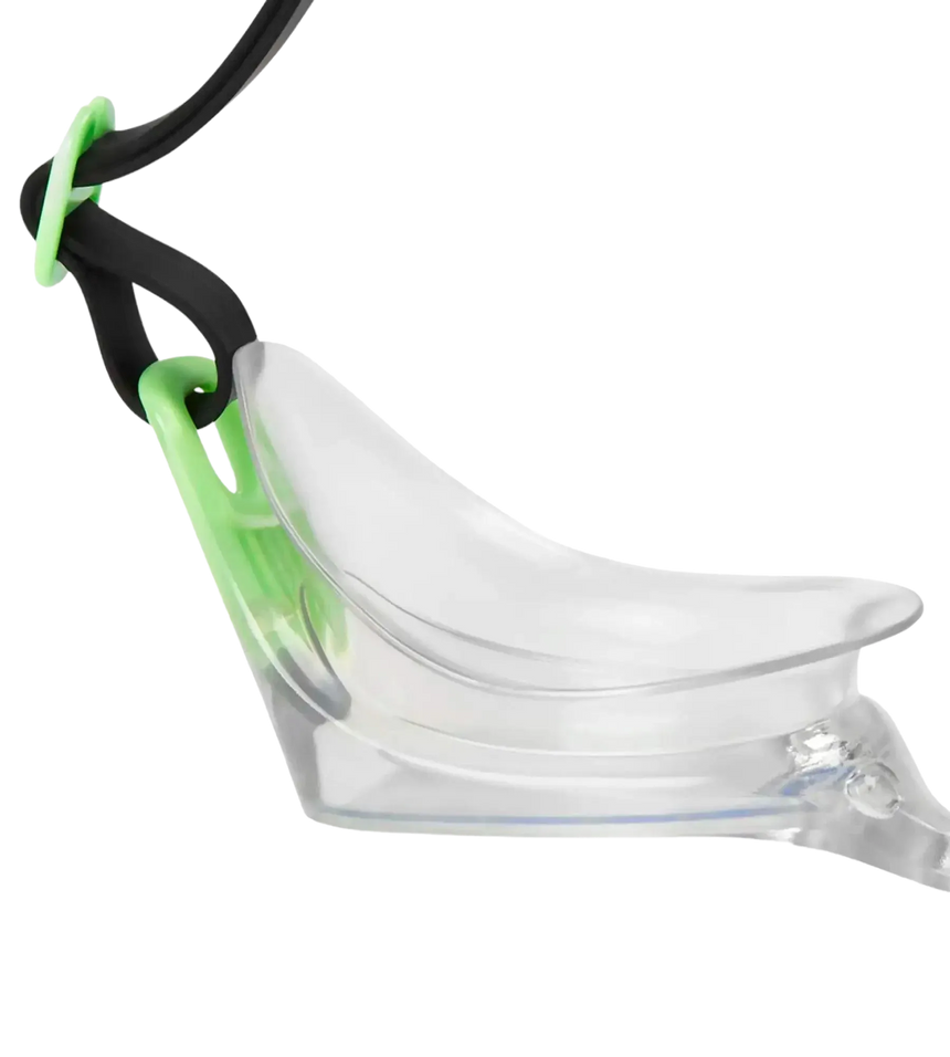 Unisex Adult Futura Classic Clear-Lens Swim Goggles - Green & Clear