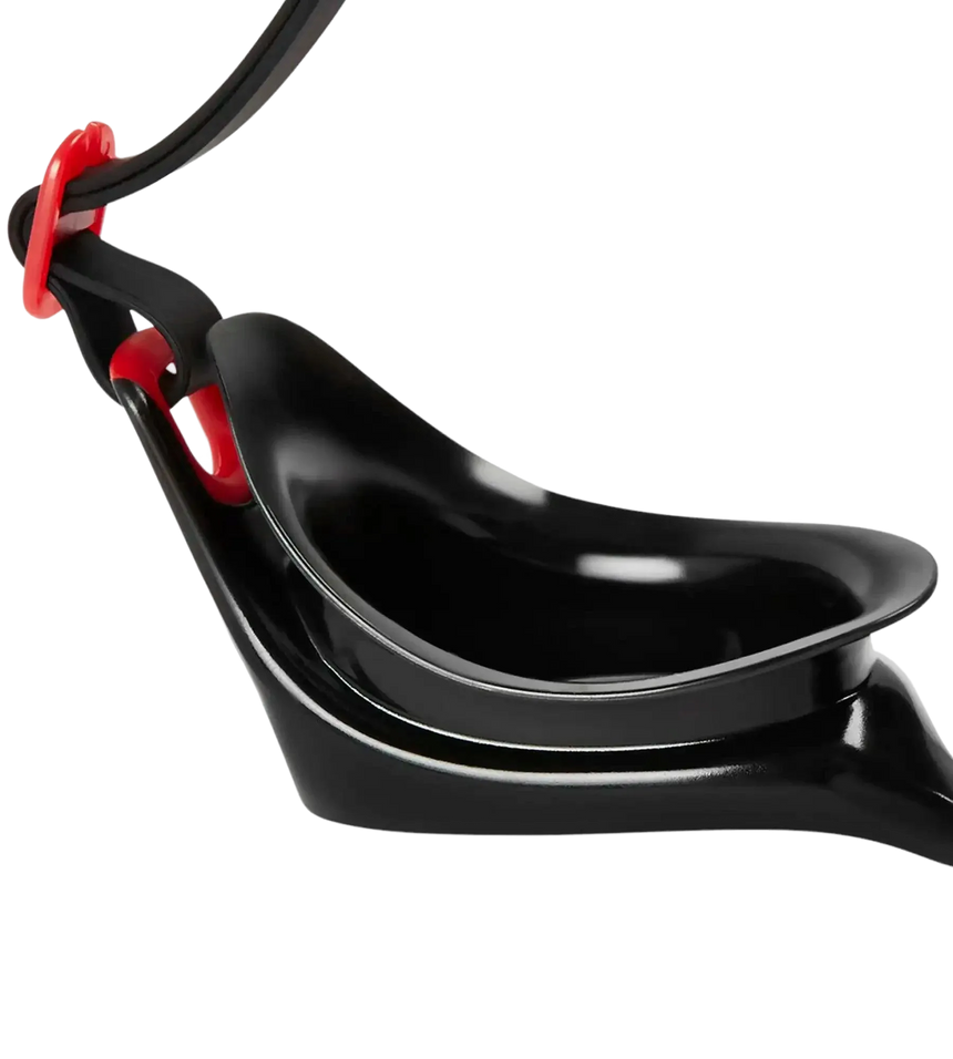 Unisex Adult Futura Classic Smoke-Lens Swim Goggles - Red & Smoke