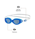 Unisex Kids Futura Classic Tint-Lens Goggles (Age Range -  6-14 Years) - Tint & Neon Blue