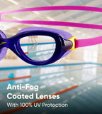 Unisex Kids Futura Classic Tint-Lens Goggles (Age Range -  6-14 Years) - Tint & Neon Blue