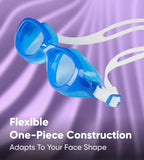 Unisex Kids Futura Classic Tint-Lens Goggles (Age Range -  6-14 Years) - Tint & Neon Blue