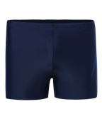 Men's Endurance10 Boom Logo Print Aquashort - True Navy & Deep Saffire