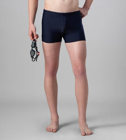 Men's Endurance10 Boom Logo Print Aquashort - True Navy & Deep Saffire