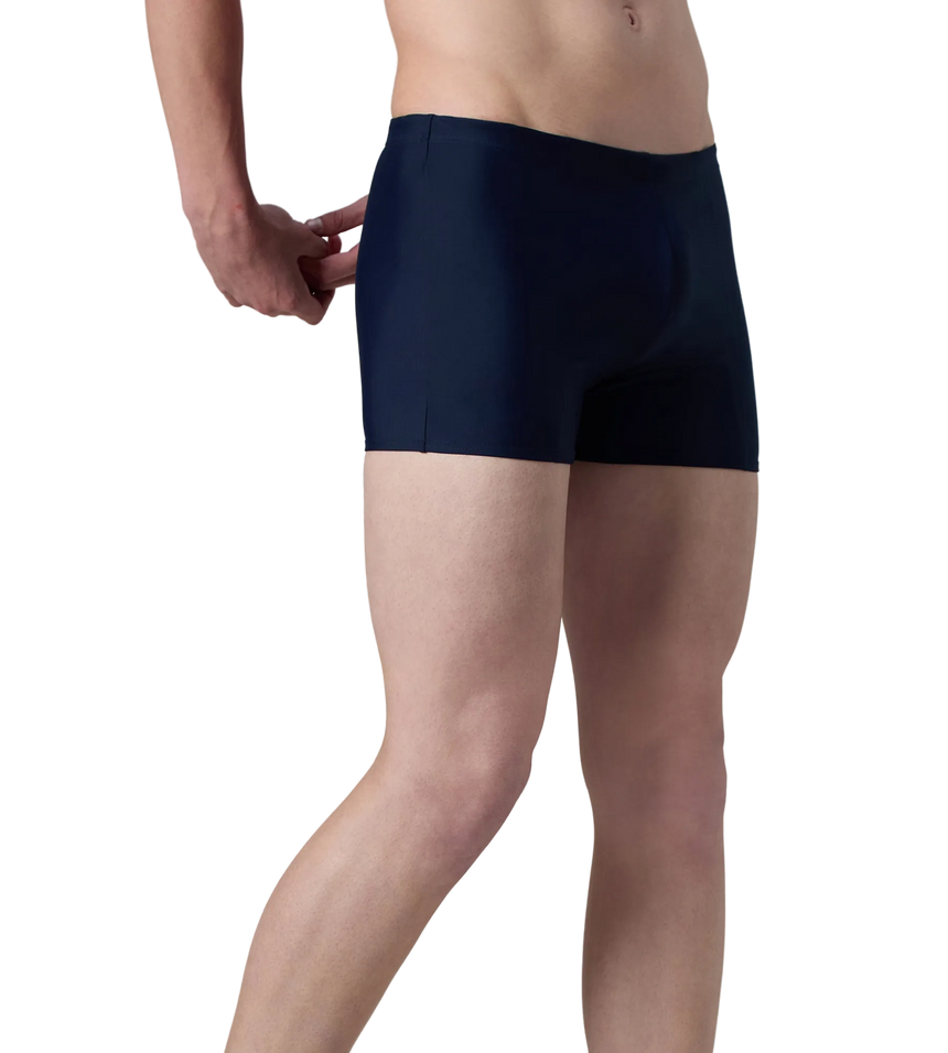 Men's Endurance10 Boom Logo Print Aquashort - True Navy & Deep Saffire
