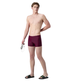 Men's Enduraflex Boom Logo Print Aquashort - Chocaberry & Black
