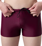 Men's Enduraflex Boom Logo Print Aquashort - Chocaberry & Black