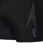Men's Endurance10 Boom Logo Print Aquashort - Black & Coin Grey