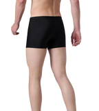 Men's Endurance10 Boom Logo Print Aquashort - Black & Coin Grey