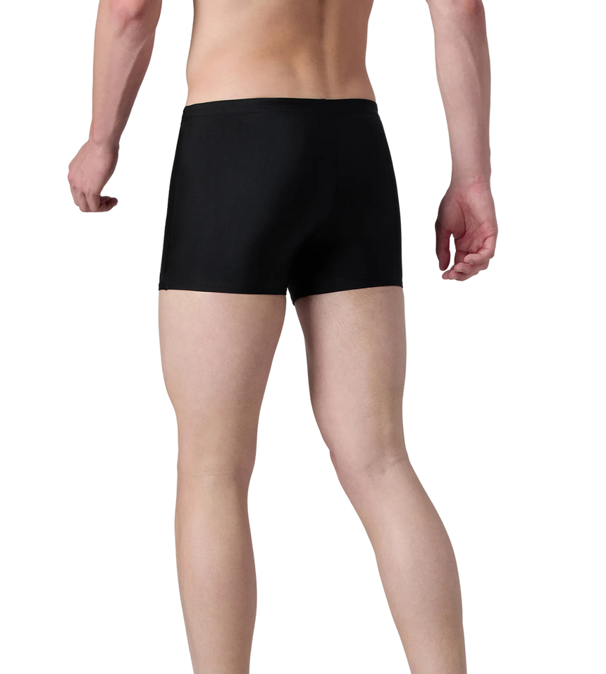 Men's Endurance10 Boom Logo Print Aquashort - Black & Coin Grey