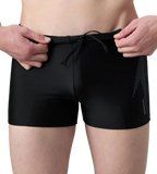 Men's Endurance10 Boom Logo Print Aquashort - Black & Coin Grey