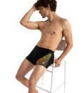 Men's Endurance 10 Medley Logo Aquashort - Black & Mandarin Peel