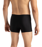 Men's Endurance 10 Medley Logo Aquashort - Black & Mandarin Peel