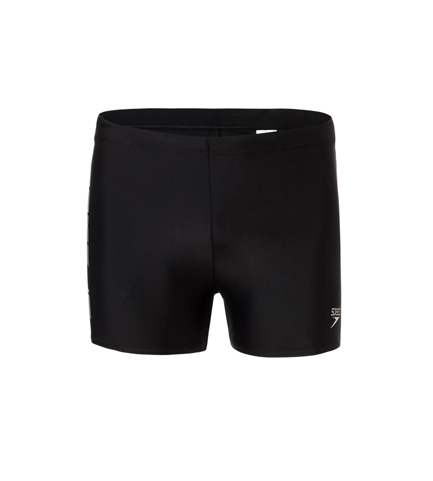 Men's Endurance10 Graphic Print Essential Aquashort - Black & Elephant