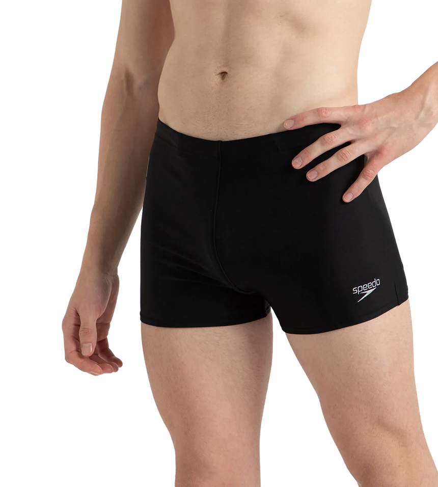 Men's Endurance10 Graphic Print Essential Aquashort - Black & Elephant