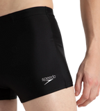 Men's Endurance10 Graphic Print Essential Aquashort - Black & Elephant